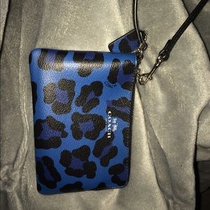 Blue coach wallet